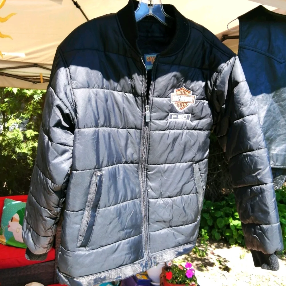 Harley-Davidson🦇 Puffer Jacket - Picture 1 of 6